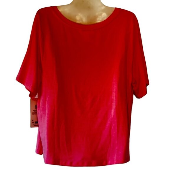 Athleta Nighttime Bliss Sleep Tee NEW WITH TAGS Hot Pink Tencel Lyocell  Size S - Picture 4 of 13